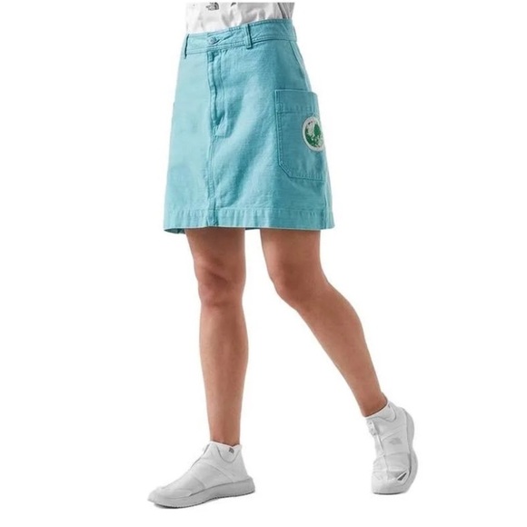 THE NORTH FACE Valley Mini Skirt Reef Waters Blue Size XS NEW - Picture 7 of 10